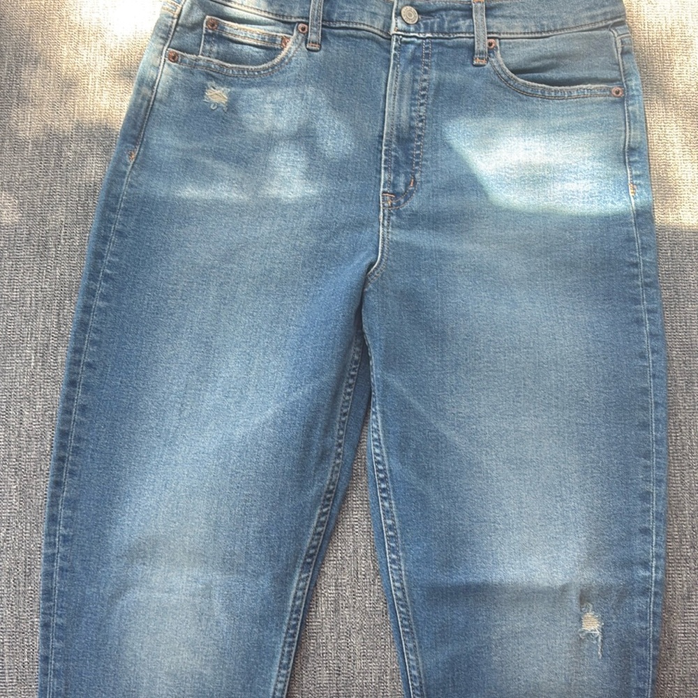 Gap cigarette leg Jeans - raw hem sz10 NWOT